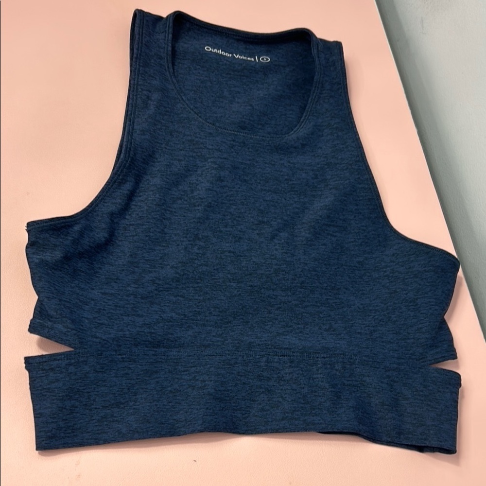 Outdoor Voices Slashback Crop Top
